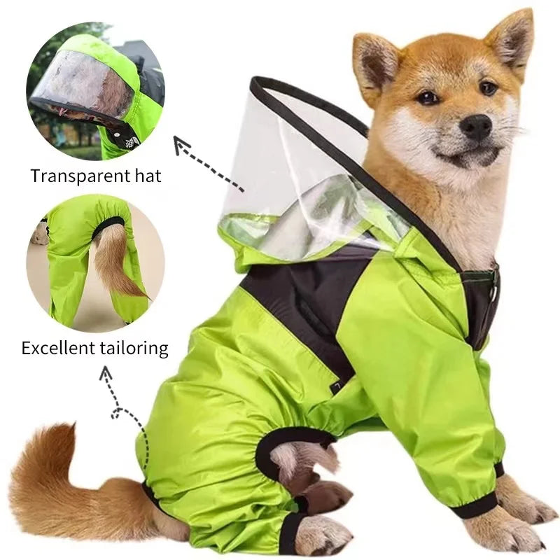 Chubasquero impermeable para mascotas