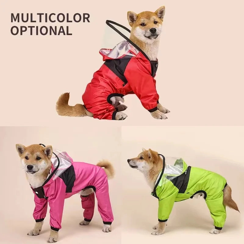 Chubasquero impermeable para mascotas